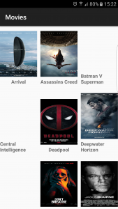 The images were still loading when i took this screenshot. The movie posters where you can click on them and they will expand, i was not able to show you guys the expanded image because i have gone over the file size