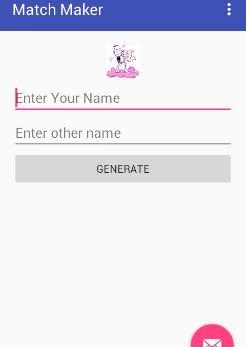 My first Android app called Match Maker