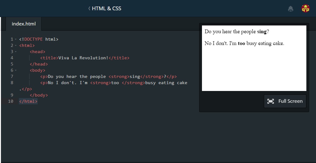 Day 4 – Something new, HTML & CSS