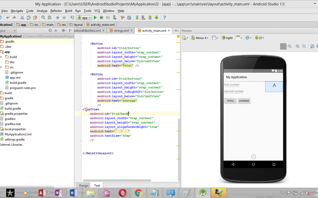 My android app
