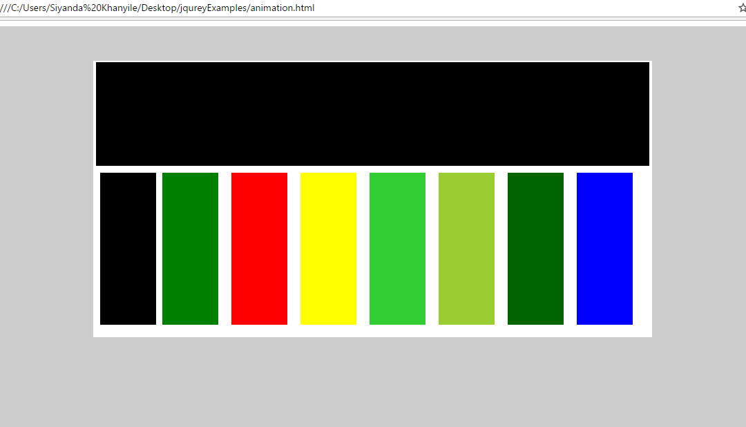 jQuery animated piano