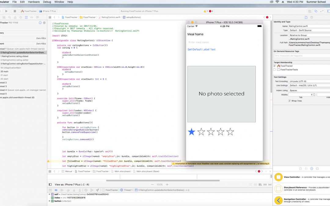 Day Three iOS Development